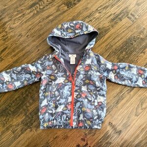 Tommy Bahama Kids size 4 navy blue ocean-Themed Hooded Jacket
